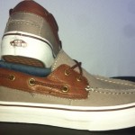 Vans Zapato Del Barco Size M-8 W-9.5 Two Tone (Leather)
