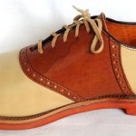 Men’s COLE HAAN Leather Oxford Shoes Size 9 D Brown/Bone
