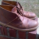 Clarks Clark Mens Desert Boot 78358 Leather Chukka Boots [ Beeswax ]