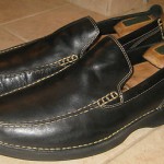 Mens Cole Haan Nike Air Black Leather Classic Loafers sz 11 M