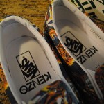 Authentic New Kenzo Tiger Tigerfever Flying Slip On Print Vans Sneakers US 8.5