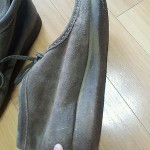 Excellent condition MENS clarks Wallabees taupe distressed