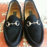 Cole Haan Men”s Black Suede Size 8.5 Casual Slip on Loafers