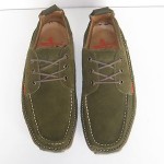 J-Shoes mens 8 vintage oxfords clarks used green suede