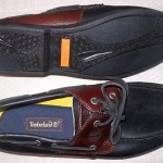 NEW Timberland Kiawah 2T Black & Brown Leather two eye Boat Deck Shoes Mens 13M