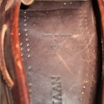 Cole Haan Mens 12 M Premium Two Tone Brown Leather Loafer w/ Scallops