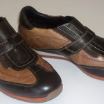 Cole Haan Nike Air Mens Size 8 Leather Casual Sneakers Brown & Caramel Shoes