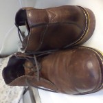 Cole Haan Nike Air Leather boots Brwn Sz 11M Pre-owned Good Condition!