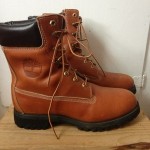 Men’s Sz 8.5 W Timberland Leather Boots Made In USA