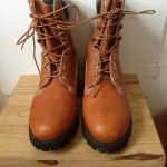 Men’s Sz 8.5 W Timberland Leather Boots Made In USA
