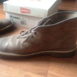 Clarks Desert Boots Taupe Suede Sz 8 Pre Owned