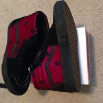 Supreme Vans  2013 F/W  VANS VELVET ERA PINK SIZE 8,5 sold out rare mmj cdg edc