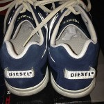 DIESEL Proton Athletic Shoes Mens US Size 12 M Nice Condition Indigo/Tusk