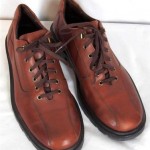 Cole Haan City Size 12 M Brown Lace Loafers Leather Mens Shoes