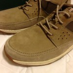 Mens Clarks Casual Shoes Taupe Size 13 Medium Cayuga Nubuck Leather