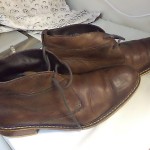 Cole Haan Nike Air Leather boots Brwn Sz 11M Pre-owned Good Condition!