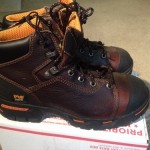 New 52562 Timberland Pro Men’s Safety Boots Brown Size 7.5 Medium