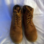 Timberland Mens Wheat Nubuck Leather 6″ Boots size 8.5 VGUC