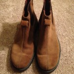 2 Pair Clarks Slip On Boots Mens 8 1/2 Great Condition