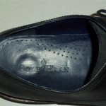 Cole Haan Nike Air gray leather & suede gray cap toe dress/casual shoes 12M
