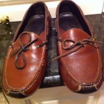 Cole Haan Brown Pebble Grain Leather Driving Loafers. Size 10.5D. Nice!