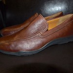 Men’s Cole Haan Nike Air Loafers Shoes 9.5 M Brown Moccasins