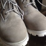Timberland 6 Inch Grey And White Men Boots