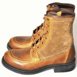 $350 NEW Diesel AGAPE Ginger Brown Leather & Suede Ankle Boots Men 7