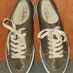 VINTAGE COLE HAAN MENS SOFT LEATHER LOW TOP SNEAKERS TAUPE 11 M HIPSTER