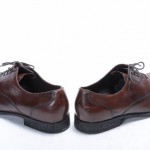 COLE HAAN ADAMS C09167 NIKE AIR 10.5 brown leather OXFORD PLAIN CAP TOE shoe