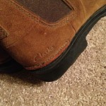 2 Pair Clarks Slip On Boots Mens 8 1/2 Great Condition