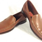 COLE HAAN Mens CITY Brown LEATHER Slip On Dress Shoe Loafer SIZE 9.5 M – NICE