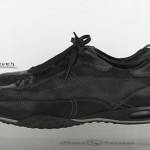 Mens Cole Haan Stylish Black Leather Fashion Sneakers Shoes Sz. 8.5 M