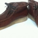Clarks 13 ankle boots Padmore Mens Shoes Brown Leather Wallabee moccasins 78732
