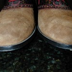 MENS COLE HAAN AIR COLTON CHOCOLATE SUEDE W/ CROC. SADDLE/OXFORD