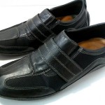 Mens Cole Haan Nike Air G Series Shoes Size 12 M Black Leather Slip Ons