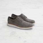 NwB Cole Haan LunarGrand Long Wingtip Kudu Suede Lime Stone SoHo C11867 8.5M