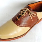Men’s COLE HAAN Leather Oxford Shoes Size 9 D Brown/Bone
