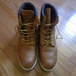 Timberland Men’s Brown Leather Boots, 73542 Guaranteed Waterproof, Size 10M