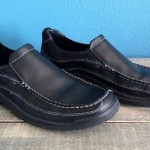 Clarks AXL Slip-On Loafers – Black Leather Shoes – Men’s US 11