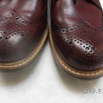 NIKE COLE HAAN COOPER SQUARE WING TIP C11501 K12 SIZE 8.5 OXFORD LEATHER