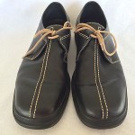 Cole Haan Nike Air Country Shoes 11.5 Black Leather Lace Up Casual Slip On