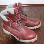 Timberland Original Mens 6-Inch Premium Waterproof Boots Size 10 Brick red