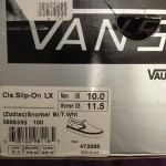 Vans Zodiac Naugahyde Slip-Ons Mens 10