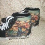 Vans IRON MAIDEN THE TROOPER Off the Wall Skate Hi Top Sneakers Sk8-Hi Shoes