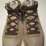 DIESEL “Broadway” Gray Suede/Nylon Mesh High Top  Sneakers Mens 9 Eur 42 MINT!