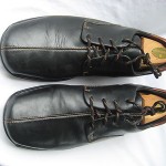 COLE HAAN BLACK LEATHER SPLIT TOE OXFORDS SIZE 10 MEDIUM