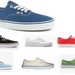 Vans – Authentic Canvas Men’s Shoe + free socks!