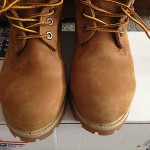 Timberland Construction Boot, Mens Size 7M, 6 Inch WaterProof, Color Rust Nubuck