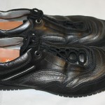 Mens Boss by Hugo Boss Black Leather Lace Up Casual Shoes Size 10M